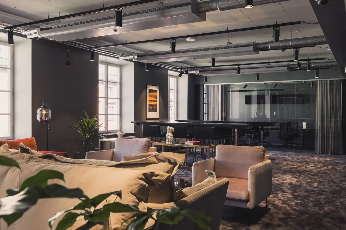 The Corafone office